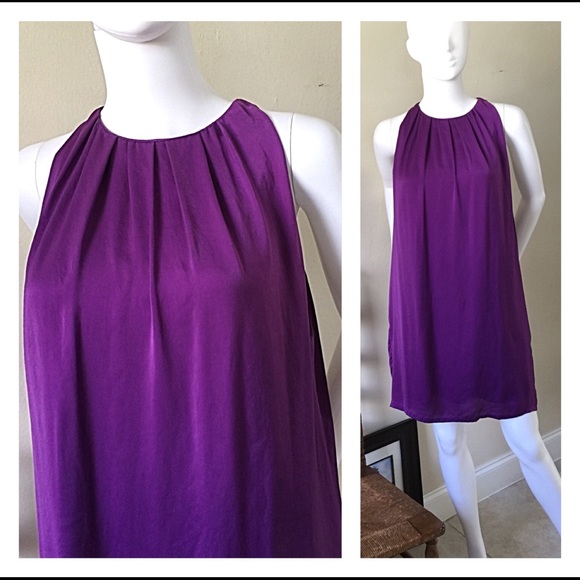 Zara Dresses & Skirts - Zara Purple Mini Dress Size L/XL